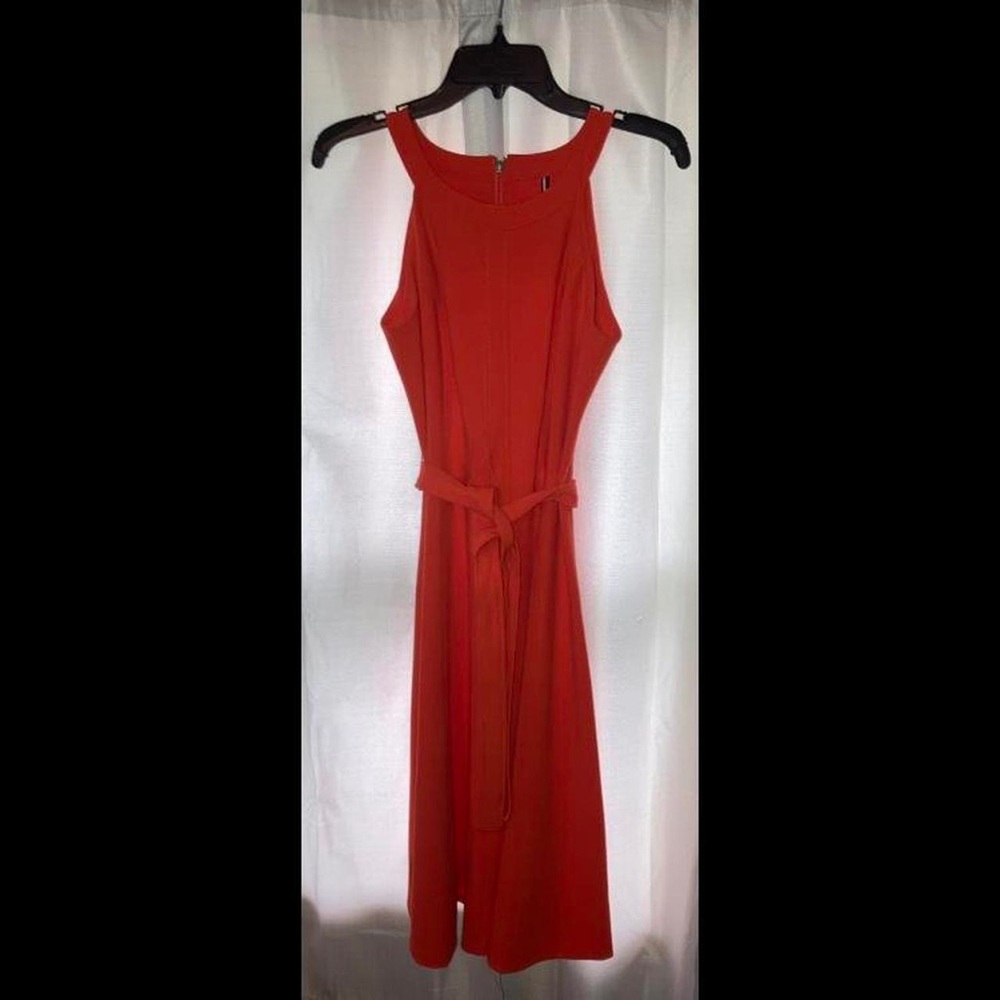 BRAND NEW Medium (Never worn) Tommy Hilfiger orange maxi length dress.